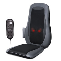 Масажна накидка на крісло NAIPO Neck & Back Massager з підігрівом вібрацією та функцією масажу Шиатцу MGBK-2606H