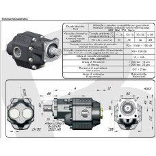 НАСОС ШЕСТЕРЕНЧАТИЙ ISO (112 КУБ СМ) LTMH-112 BINOTTO ІТАЛІЯ 105-033-11121